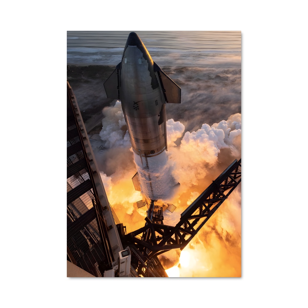 Poster Bleu origin captivant